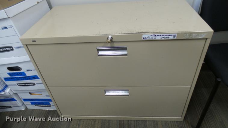 image for item DV9246 Two drawer metal lateral file cabinet