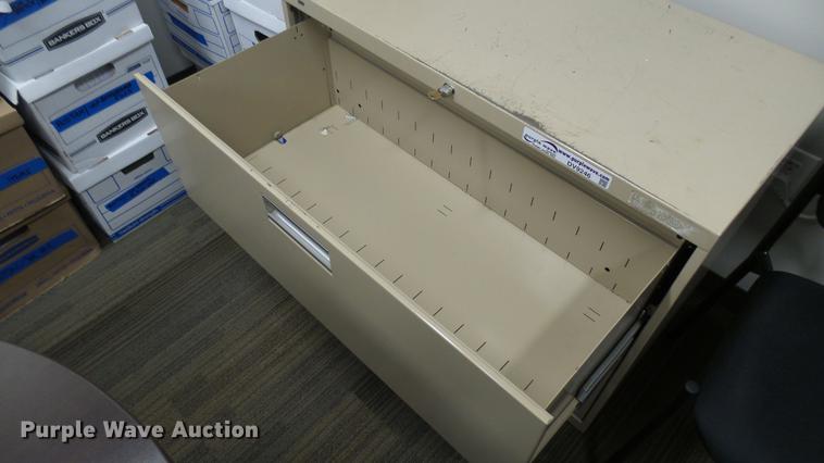 image for item DV9246 Two drawer metal lateral file cabinet