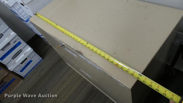 image for item DV9246 Two drawer metal lateral file cabinet