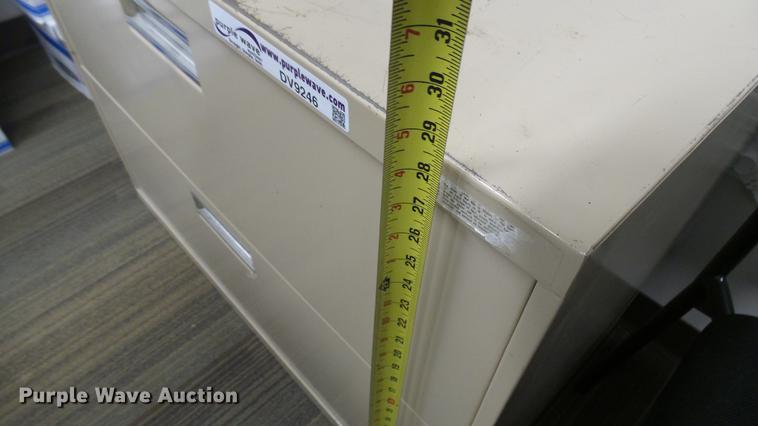 image for item DV9246 Two drawer metal lateral file cabinet