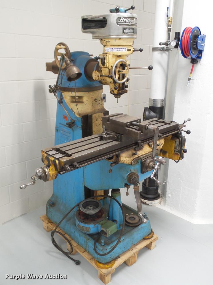 Bridgeport milling machine in Des Moines, IA Item DZ9064 sold