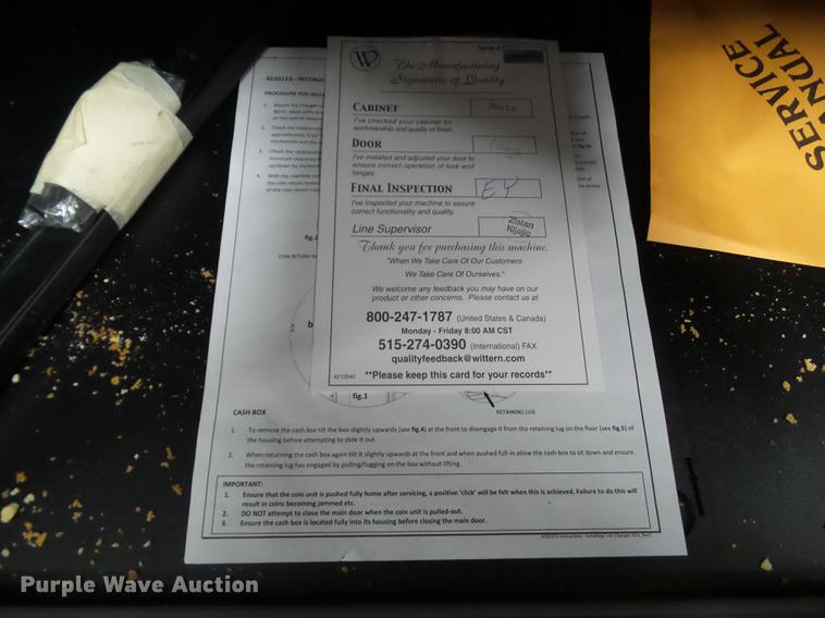 image for item DZ9074 Wittern vending machine