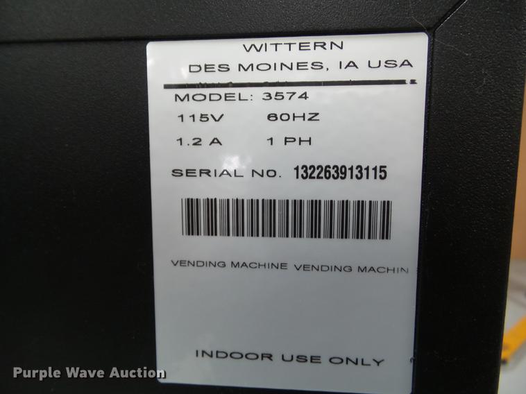 image for item DZ9074 Wittern vending machine