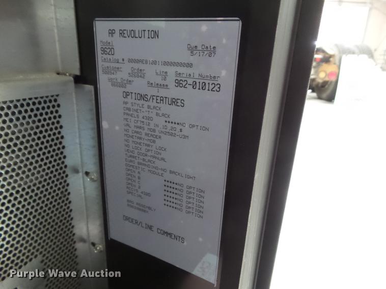 image for item DZ9078 Crane Merchandising Systems vending machine