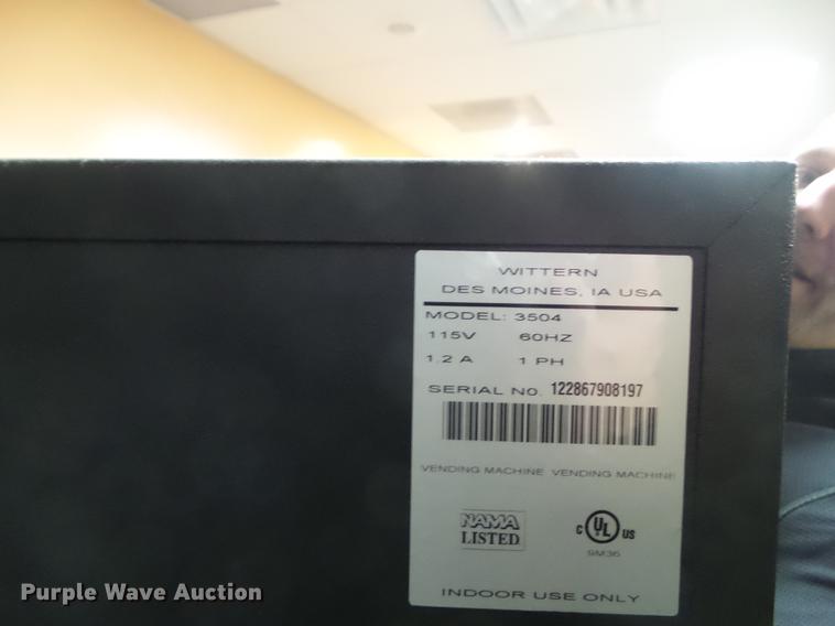 image for item DZ9080 Wittern vending machine