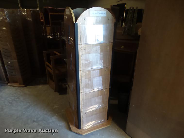 image for item DZ9092 Rotating newspaper rack