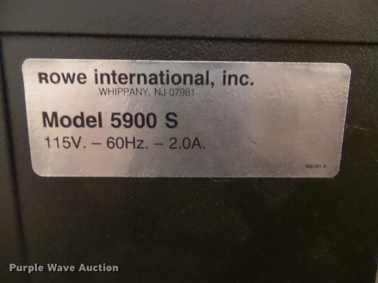 image for item DZ9096 Rowe vending machine