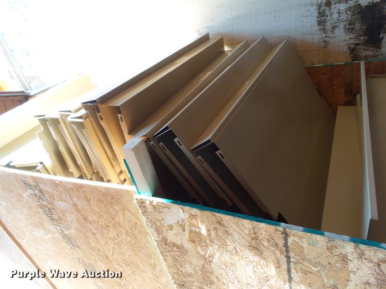 image for item DZ9100 (4) double sided library shelving units