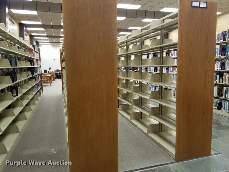 image for item DZ9100 (4) double sided library shelving units