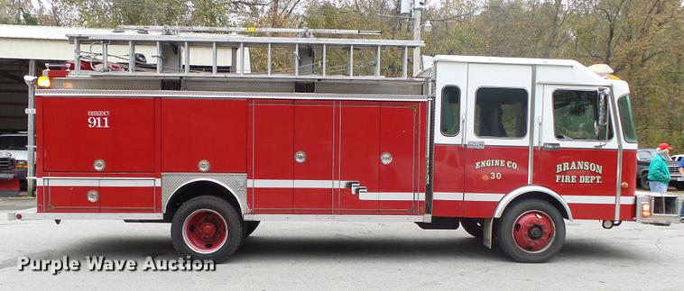 image for item ED9684 1995 Spartan fire truck