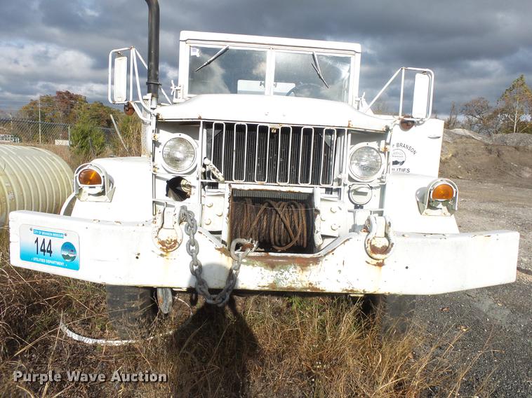 image for item ED9718 1967 Kaiser M44 sewer rodding truck