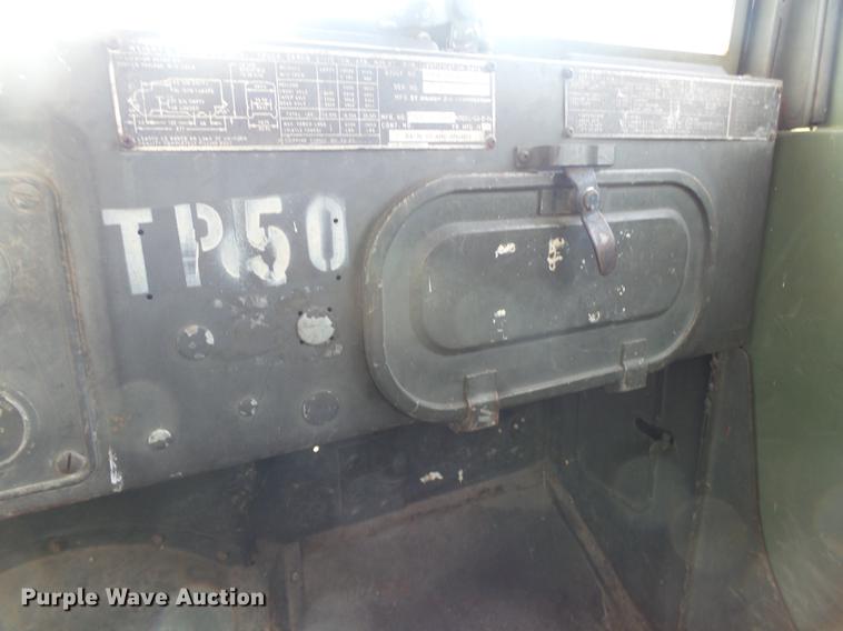 image for item ED9718 1967 Kaiser M44 sewer rodding truck