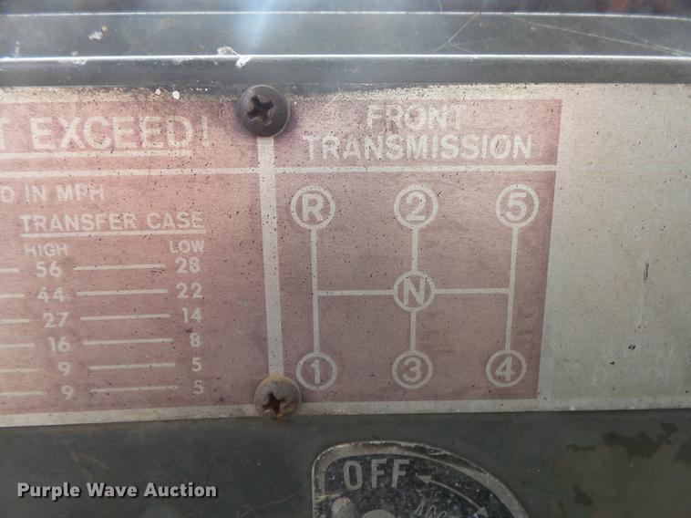 image for item ED9718 1967 Kaiser M44 sewer rodding truck