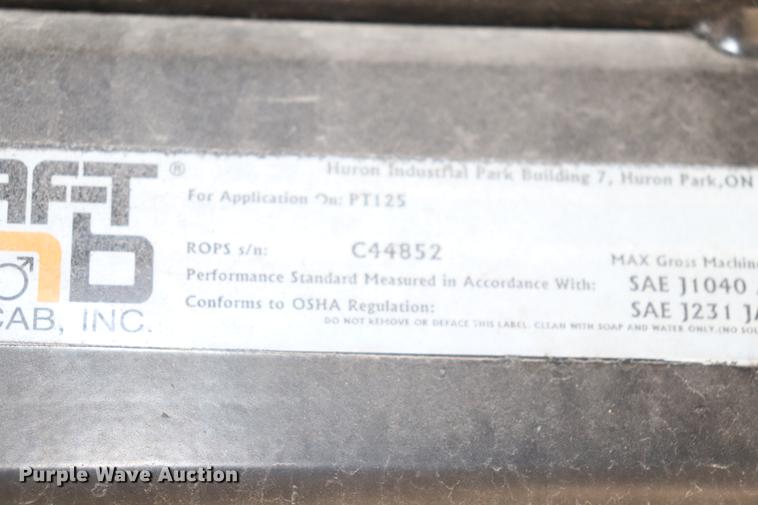 image for item ED9726 2002 Ingersoll Rand PT125R pneumatic roller