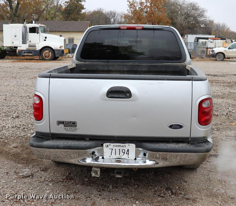 image for item ED9736 2003 Ford F150 SuperCrew pickup truck