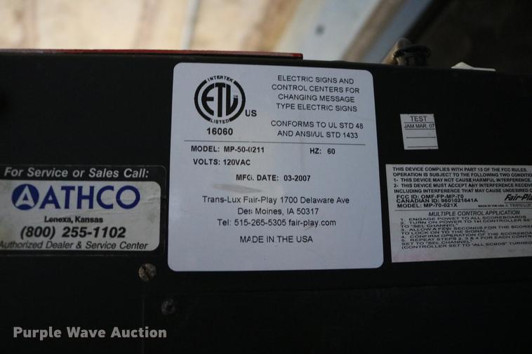 image for item EE9883 (2) Fair-Play scoreboards