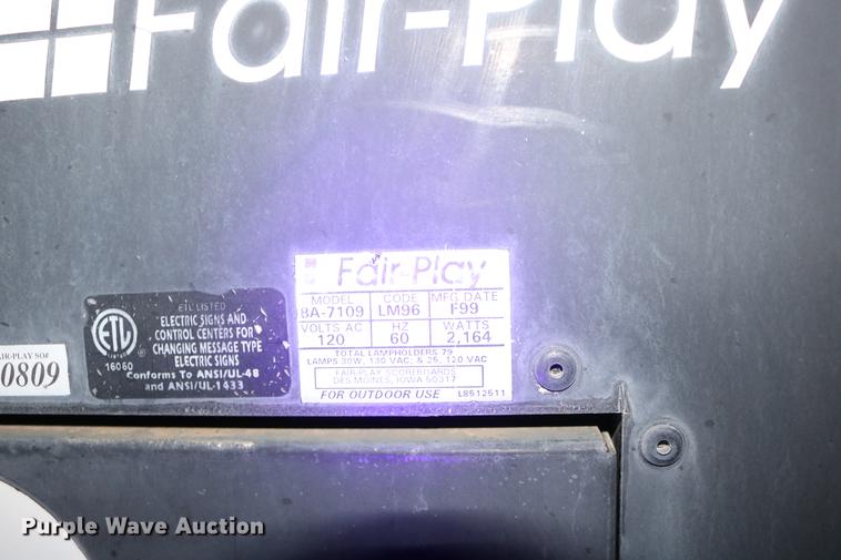 image for item EE9885 (3) Fair-Play BA7109 scoreboards