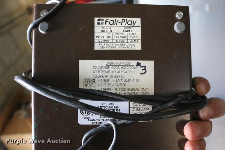 image for item EE9885 (3) Fair-Play BA7109 scoreboards