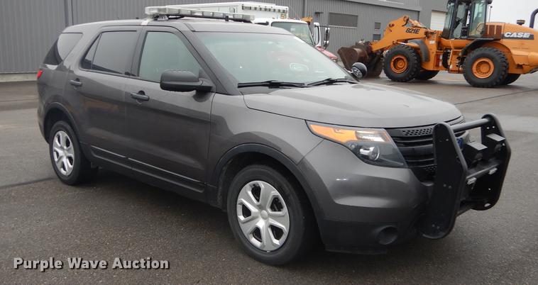 image for item J5634 2015 Ford Explorer Police Interceptor SUV
