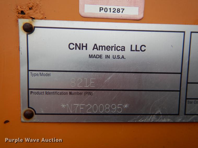 image for item J5637 2007 Case 821E wheel loader