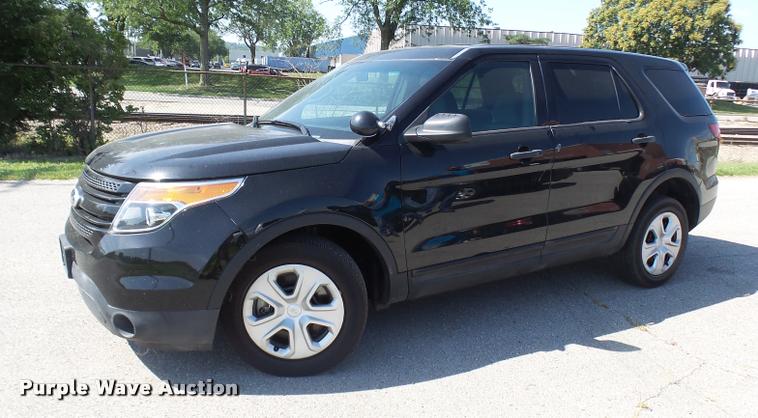 image for item K1887 2013 Ford Explorer Police Interceptor SUV