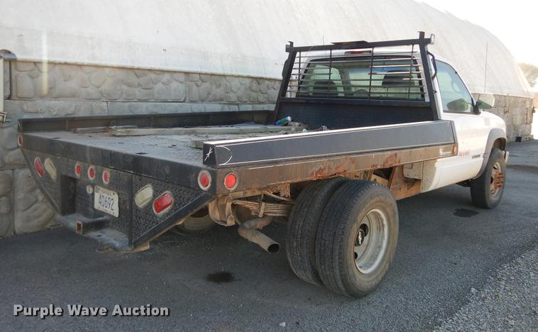 image for item K5759 1998 Chevrolet Cheyenne 3500 flatbed pickup truck