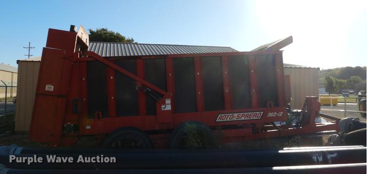 image for item K5828 Roto Speed 362-12 manure spreader