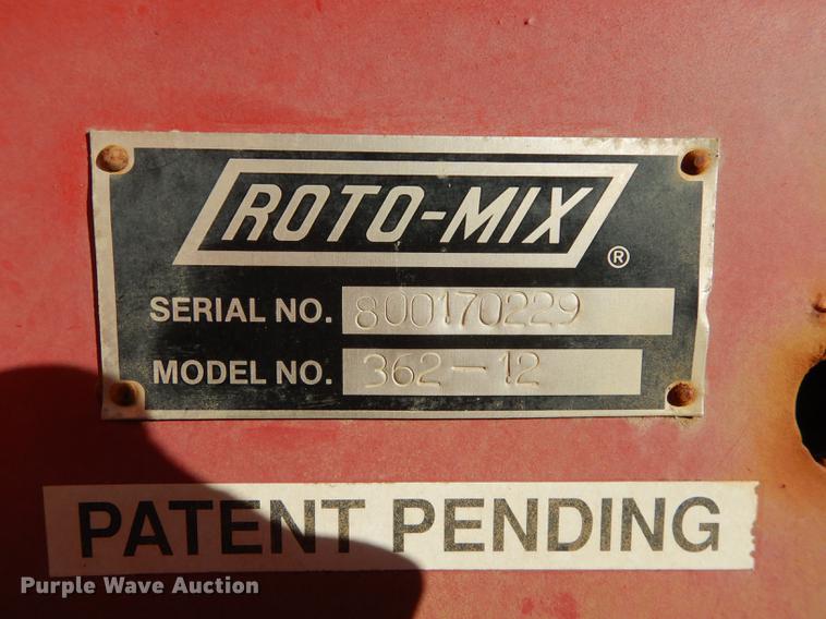 image for item K5828 Roto Speed 362-12 manure spreader