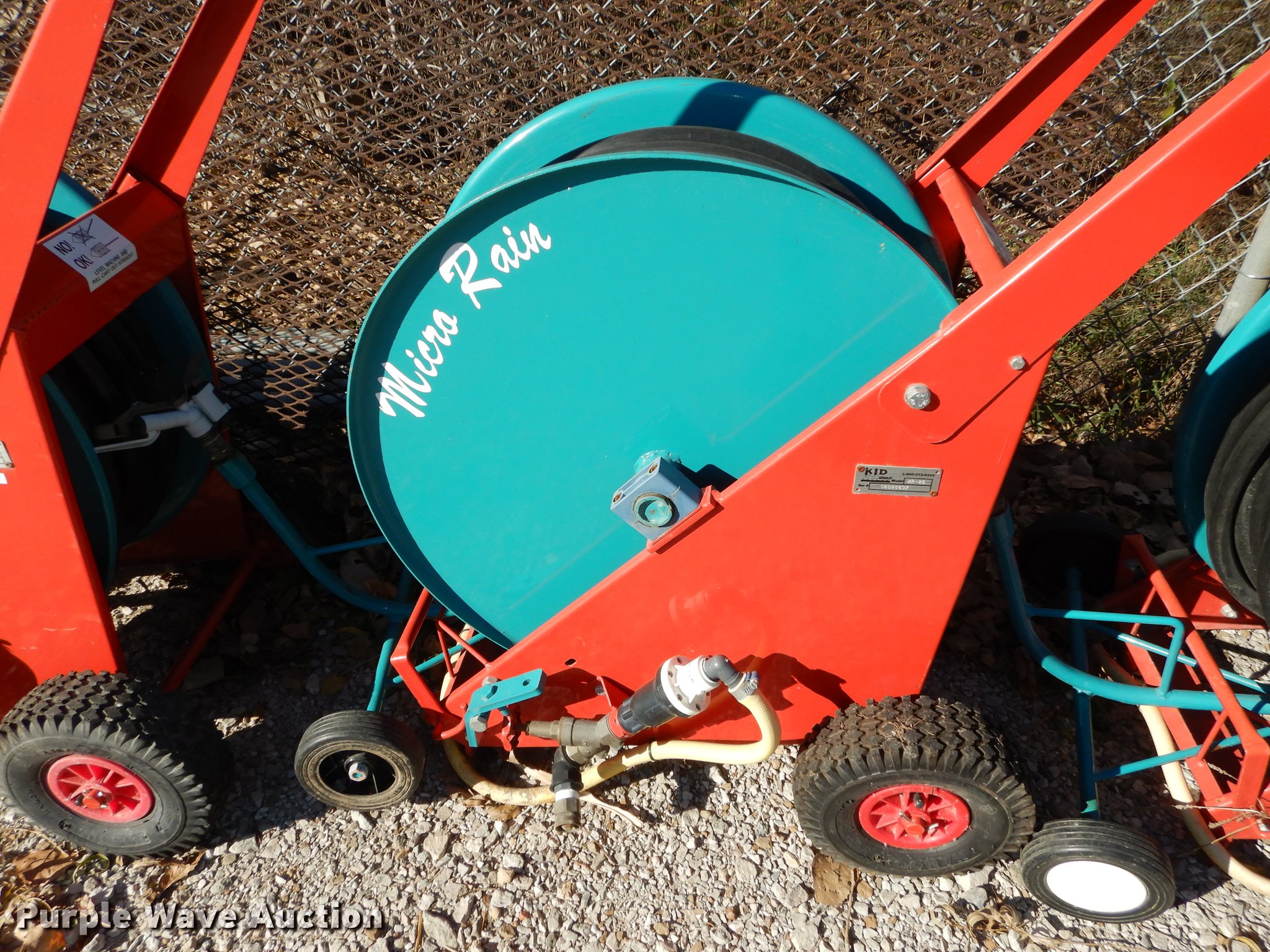 (4) KID Micro Rain irrigation reels in Emporia, KS Item EC9846 sold