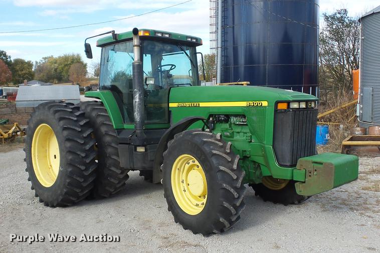 image for item DA6507 1998 John Deere 8400 MFWD tractor