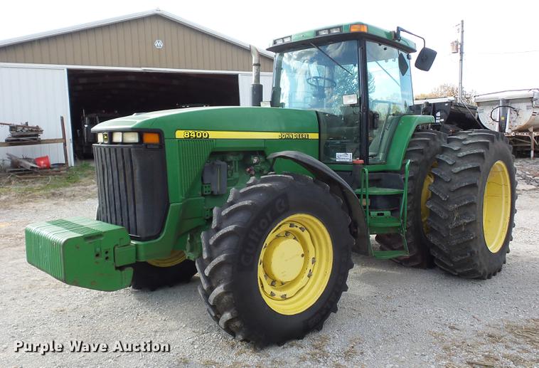 image for item DA6507 1998 John Deere 8400 MFWD tractor