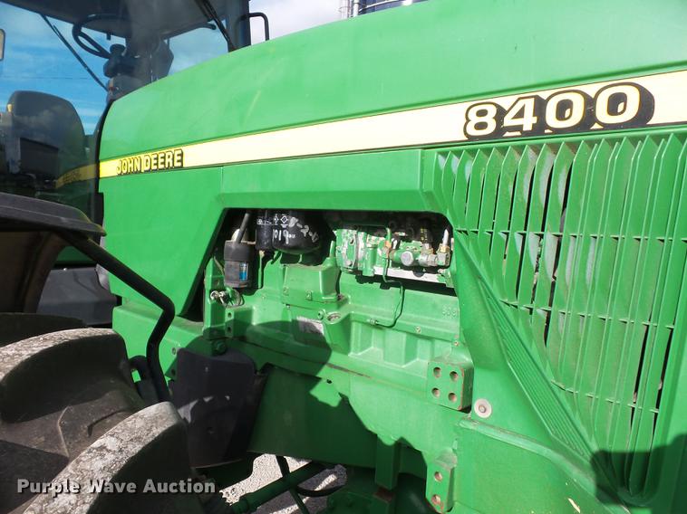 image for item DA6507 1998 John Deere 8400 MFWD tractor