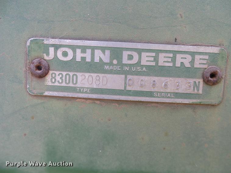 image for item DA6967 (2) John Deere 8300 grain drills