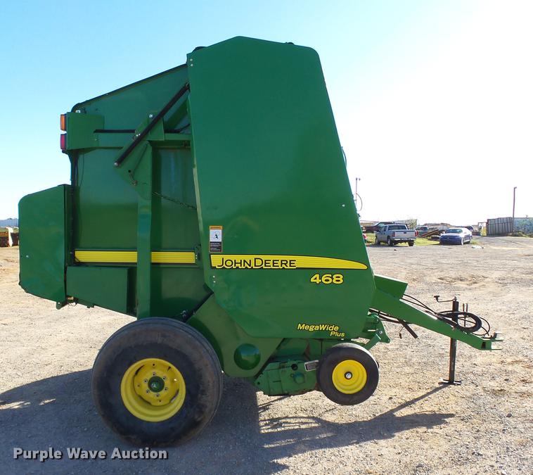 image for item DB4216 2012 John Deere 468 Mega Wide Plus Silage Special round baler
