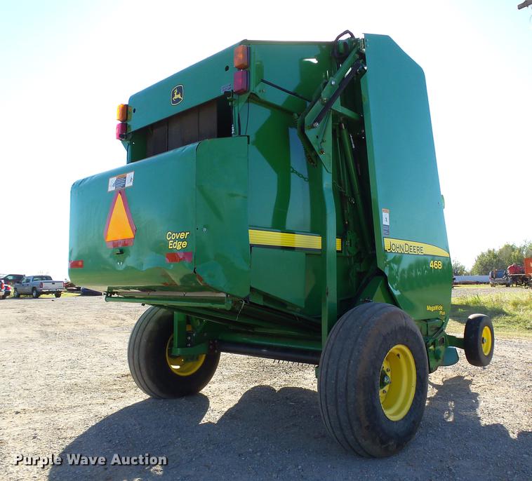 image for item DB4216 2012 John Deere 468 Mega Wide Plus Silage Special round baler