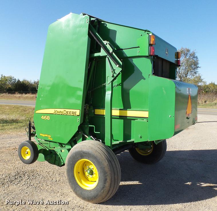 image for item DB4216 2012 John Deere 468 Mega Wide Plus Silage Special round baler