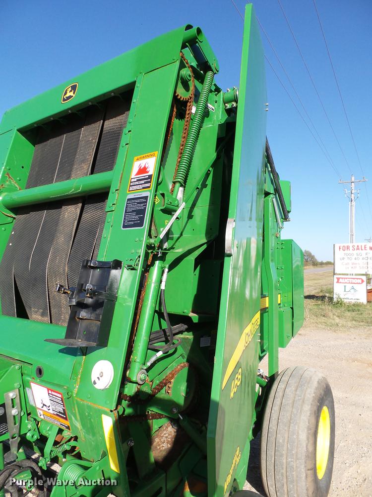 image for item DB4216 2012 John Deere 468 Mega Wide Plus Silage Special round baler