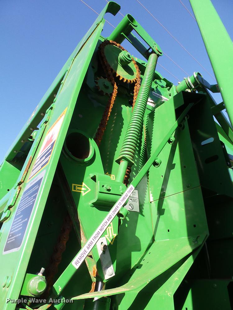 image for item DB4216 2012 John Deere 468 Mega Wide Plus Silage Special round baler