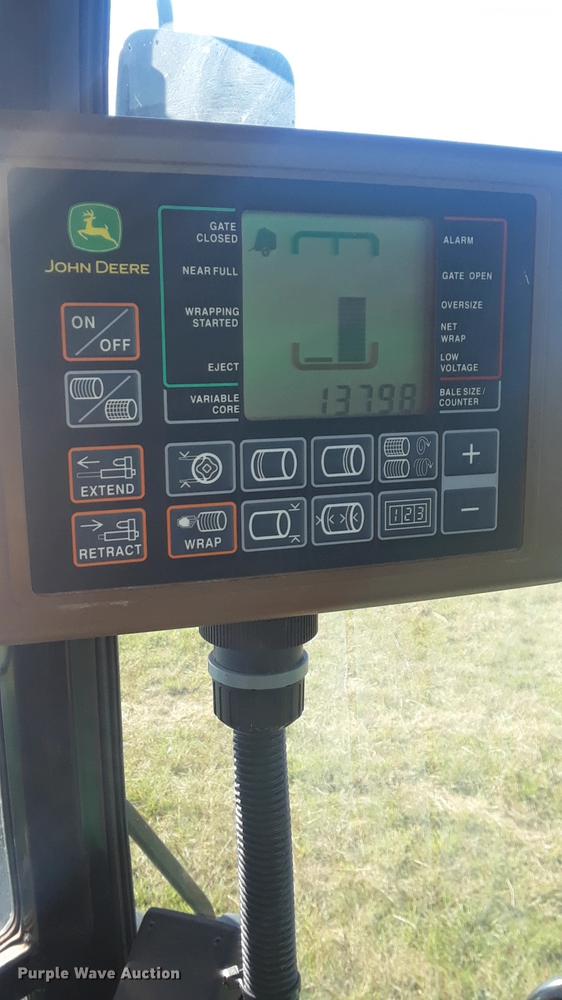 image for item DB4216 2012 John Deere 468 Mega Wide Plus Silage Special round baler