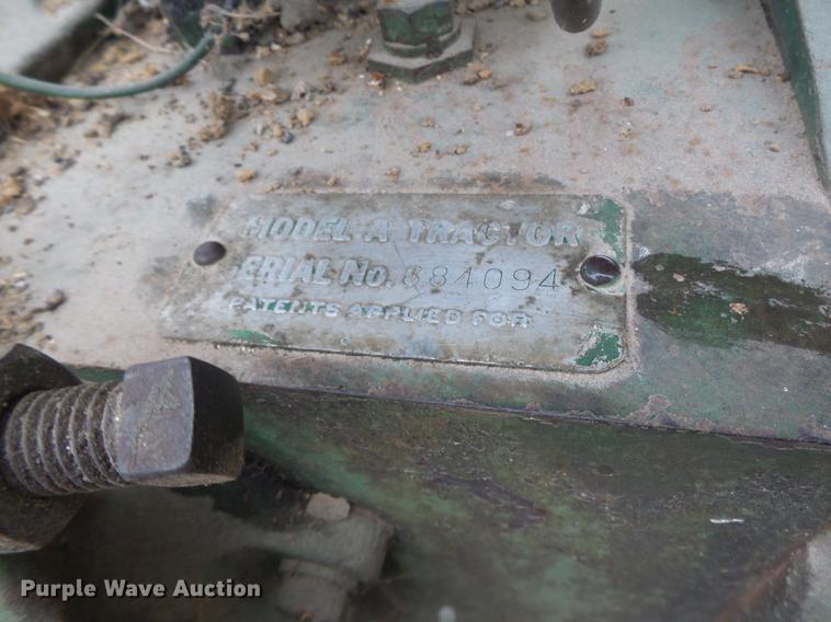 image for item DB9927 John Deere A tractor