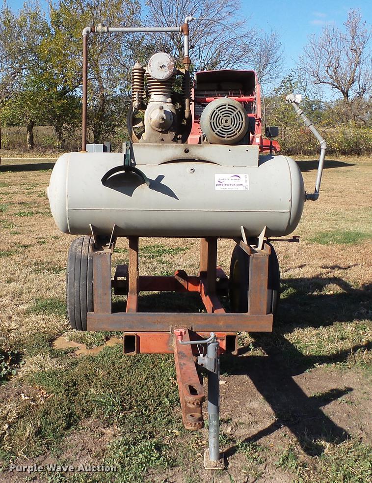 image for item DC1029 Shop built air compressor trailer