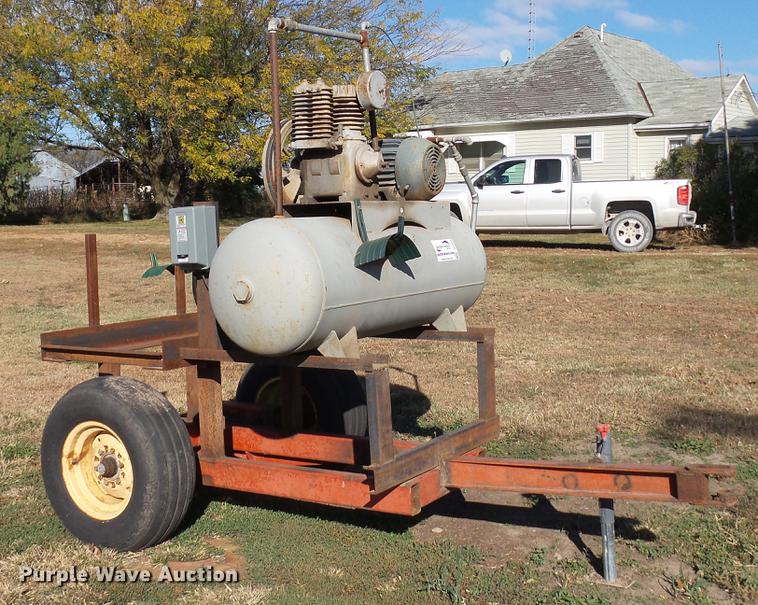 image for item DC1029 Shop built air compressor trailer