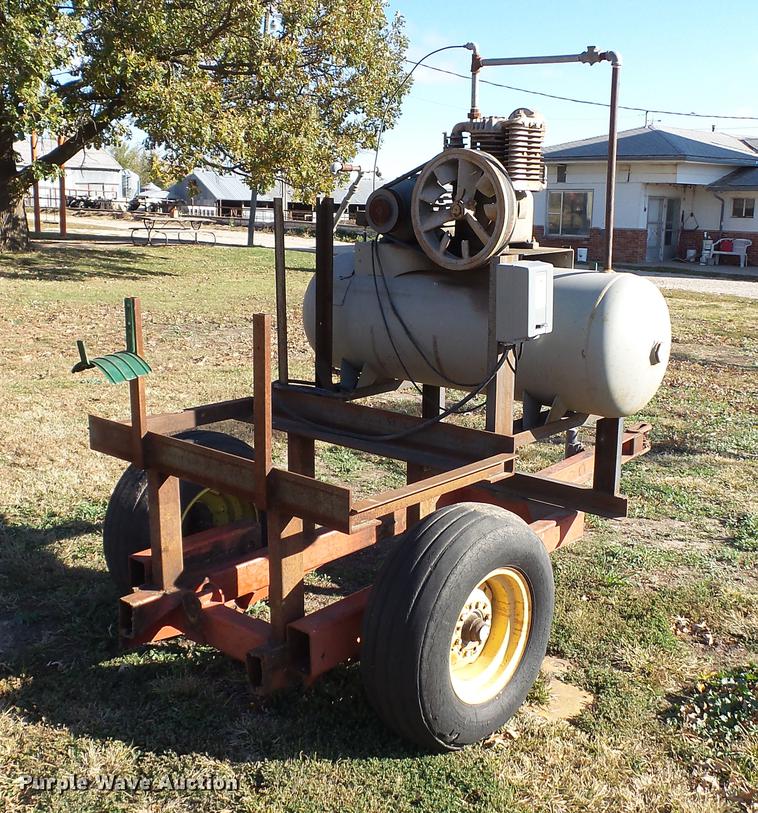 image for item DC1029 Shop built air compressor trailer