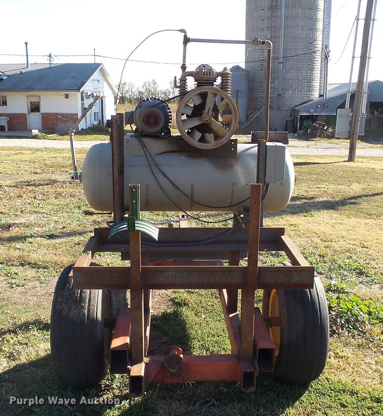 image for item DC1029 Shop built air compressor trailer