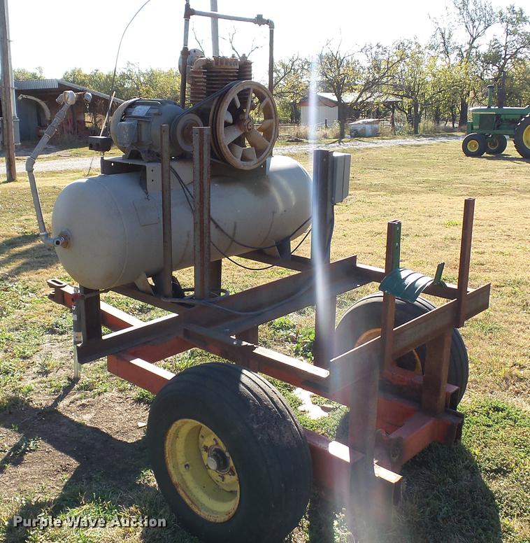 image for item DC1029 Shop built air compressor trailer