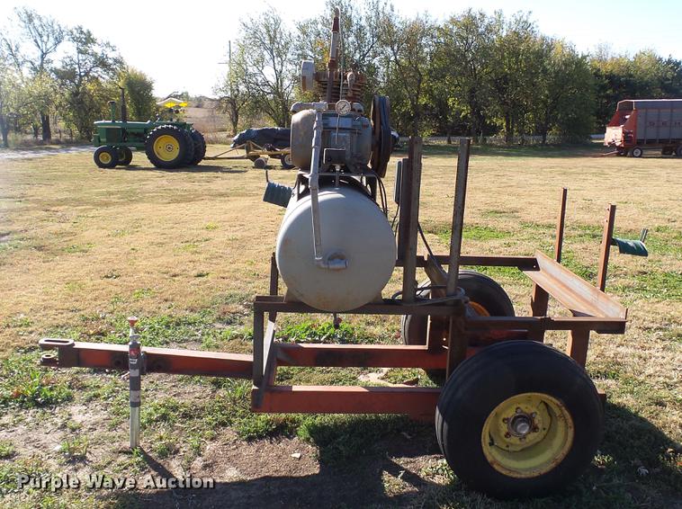 image for item DC1029 Shop built air compressor trailer
