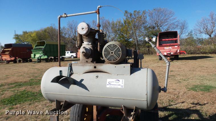 image for item DC1029 Shop built air compressor trailer