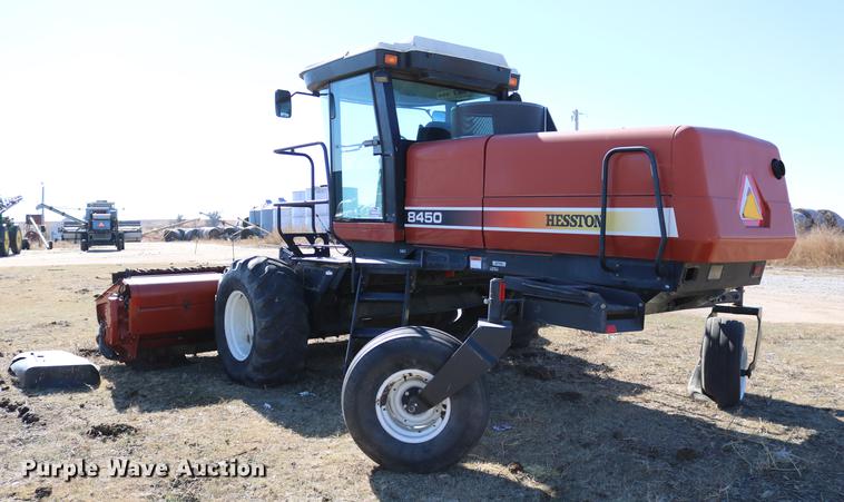 image for item DC3709 Hesston 8450 self-propelled windrower