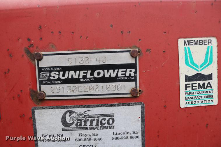 image for item DC3726 Sunflower 9130-40 no-till air seeder