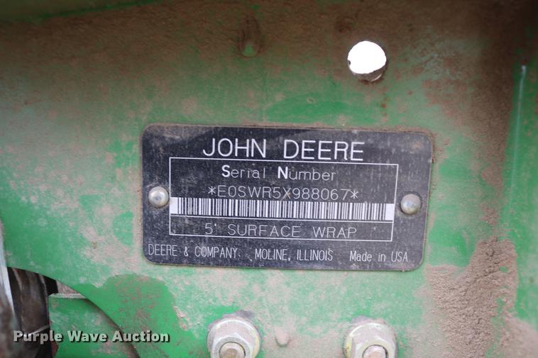 image for item DC3743 1990 John Deere 535 round baler